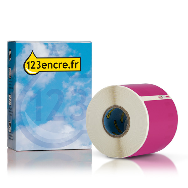 Dymo S0722430 / 99014 étiquettes d'expédition et badges (marque 123encre) - rose 089375 - 1
