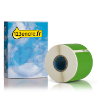 Dymo S0722430 / 99014 étiquettes d'expédition et badges (marque 123encre) - vert 089370