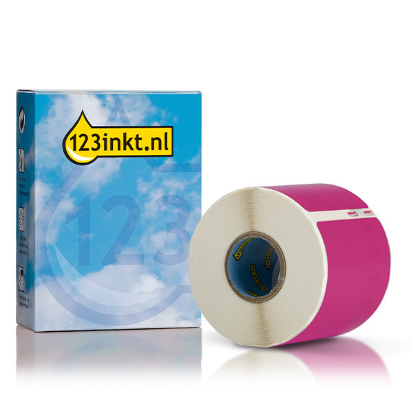 Dymo S0722430 / 99014 étiquettes pour cartes de rendez-vous (marque 123encre) - rose 653575 - 1