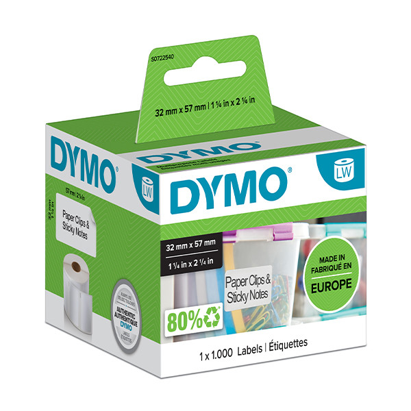 Dymo S0722540/11354 étiquettes multifonctions amovibles (d'origine) 088520 - 1