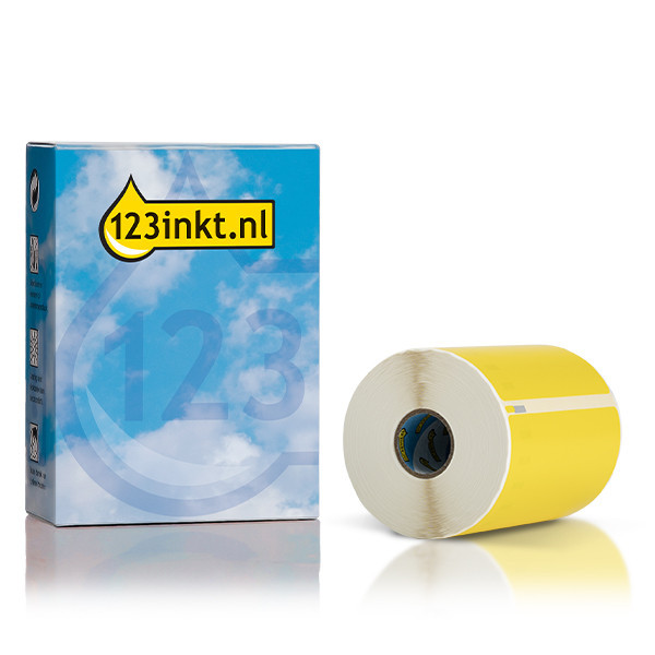 Dymo S0904980 étiquettes d'expédition GLS extra larges (marque 123encre) - jaune 653217 - 3