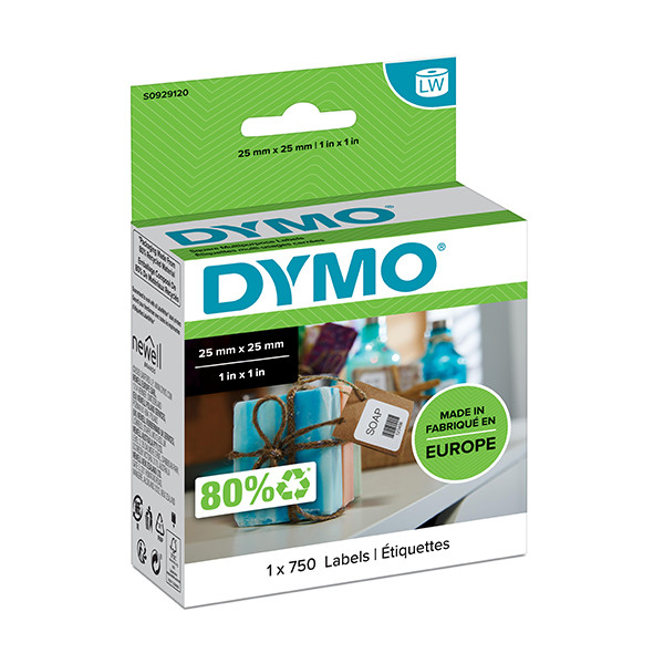 Dymo S0929120 étiquettes multifonctions carrées (d'origine) 088556 - 1