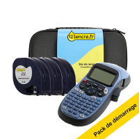 Système de lettrage Dymo LT-100H avec sac de rangement et 3 rubans adhésifs 833490