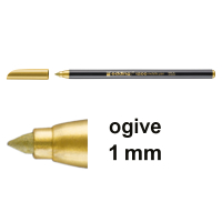 Edding 1200 feutre de coloriage (1 mm - ogive) - or métallisé 239335