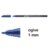 Edding 1200 feutre de coloriage (1 mm ogive) - bleu acier 200973 - 1