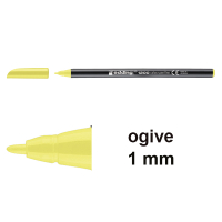 Edding 1200 feutre de coloriage (1 mm ogive) - jaune fluo 200979
