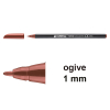 Edding 1200 feutre de coloriage (1 mm ogive) - marron 200964 - 1