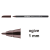 Edding 1200 feutre de coloriage (1 mm ogive) - marron foncé 200974 - 1