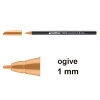 Edding 1200 feutre de coloriage (1 mm ogive) - orange clair 200972 - 1