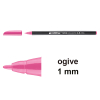 Edding 1200 feutre de coloriage (1 mm ogive) - rose 200966 - 1