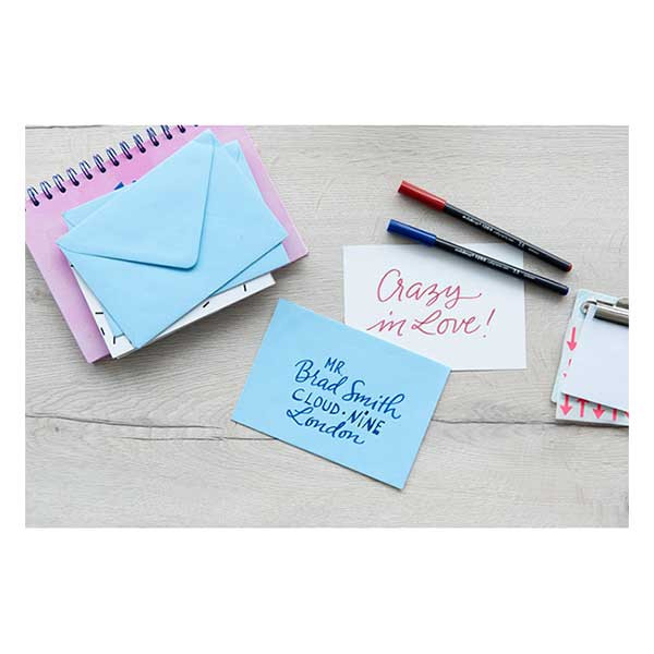 Edding 1255 feutre calligraphie (2 mm) - bleu acier 239154 - 2