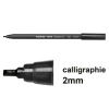 Edding 1255 feutre calligraphie (2 mm) - noir