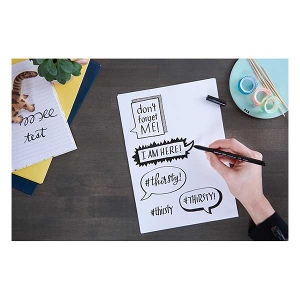 Edding 1255 feutre calligraphie (2 mm) - noir 239153 - 2