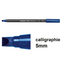 Edding 1255 feutre calligraphie (5 mm) - bleu acier 239164