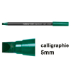 Edding 1255 feutre calligraphie (5 mm) - vert bouteille 239166 - 1