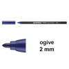 Edding 1300 feutre de coloriage (2 mm - ogive) - bleu 239002 - 1