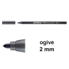 Edding 1300 feutre de coloriage (2 mm - ogive) - gris 239011 - 1