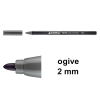 Edding 1300 feutre de coloriage (2 mm - ogive) - gris brun 239034 - 1