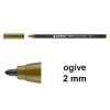 Edding 1300 feutre de coloriage (2 mm - ogive) - marron olive 239024 - 1