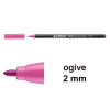 Edding 1300 feutre de coloriage (2 mm - ogive) - rose 239008 - 1