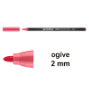 Edding 1300 feutre de coloriage (2 mm - ogive) - rose foncé 239031 - 1