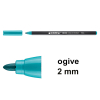 Edding 1300 feutre de coloriage (2 mm - ogive) - turquoise 239013 - 1