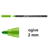 Edding 1300 feutre de coloriage (2 mm - ogive) - vert clair 239010 - 1