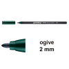 Edding 1300 feutre de coloriage (2 mm - ogive) - vert foncé 239022 - 1