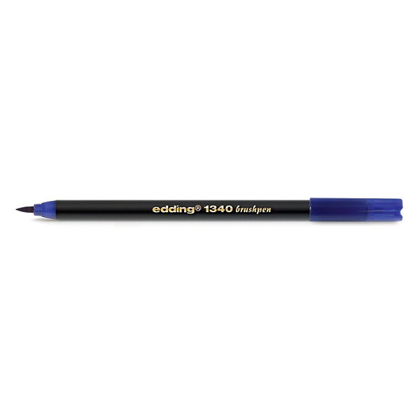 Edding 1340 feutre pinceau - bleu 239175 - 1