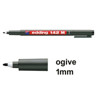 Edding 142M marqueur permanent (1 mm ogive) - noir 200686