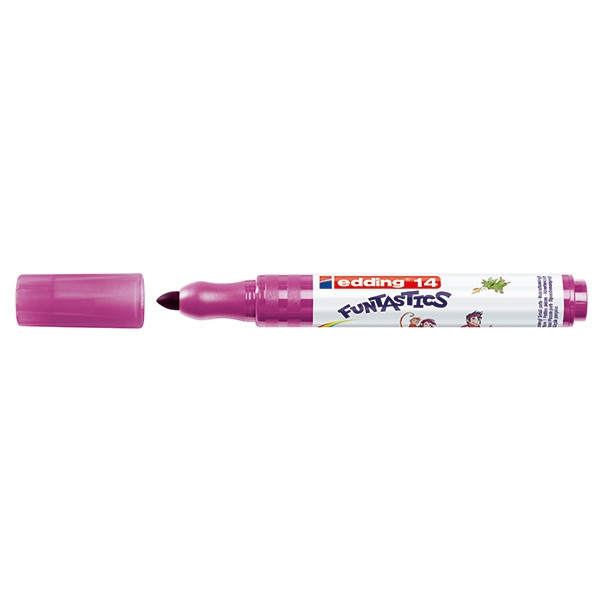 Edding 14 Funtastics feutre large (3 mm - ogive) - framboise 239265 - 1