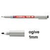 Edding 152M marqueur non permanent (1 mm ogive) - noir 200869 - 1