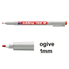 Edding 152M marqueur non permanent (1 mm ogive) - rouge 200870 - 1