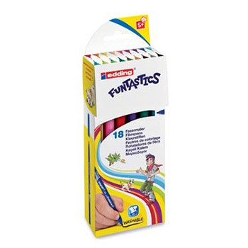 Edding 15 Funtastic feutres de coloriage 18 pièces (1 mm - ogive) 239345 - 1