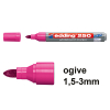 Edding 250 marqueur pour tableau blanc (1,5 - 3 mm ogive) - rose 200843 - 1