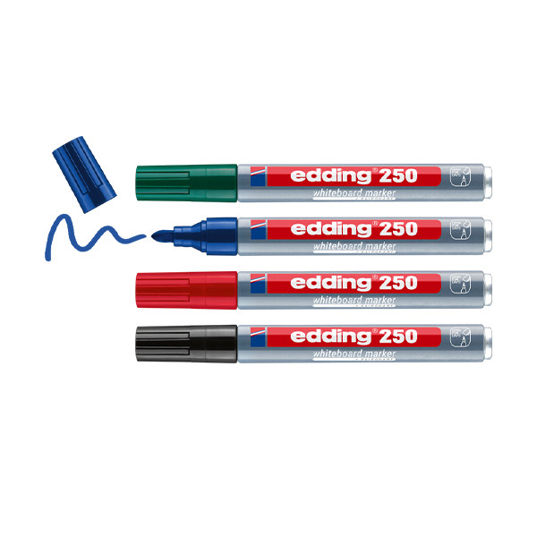 Edding 250 marqueur pour tableau blanc assortiment 4 pièces 232630 - 2