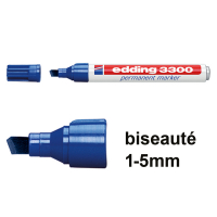 Edding 3300 marqueur permanent (1 - 5 mm biseautée) - bleu 200816