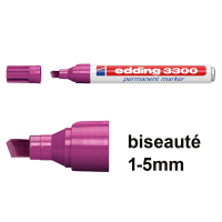 Edding 3300 marqueur permanent (1 - 5 mm biseautée) - magenta 200826