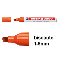 Edding 3300 marqueur permanent (1 - 5 mm biseautée) - orange 200819