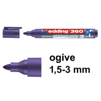 Edding 360 marqueur pour tableau blanc (1,5 - 3 mm) - violet 240541