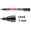 Edding 361 marqueur pour tableau blanc (1 mm - ogive) - noir 200654 - 1