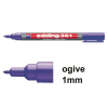 Edding 361 marqueur pour tableau blanc (1 mm - ogive) - violet 200848 - 1