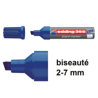 Edding 365 marqueur pour tableau blanc (biseauté de 2 - 7 mm) - bleu 200666