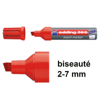 Edding 365 marqueur pour tableau blanc (biseauté de 2 - 7 mm) - rouge 200664