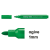 Edding 366 marqueur mini pour tableau blanc (1 mm - ogive) - vert 200882 - 1