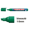 Edding 383 marqueur pour chevalet (1 - 5 mm biseauté) - vert