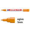 Edding 400 marqueur permanent (1 mm - ogive) - orange 200800 - 1