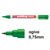 Edding 404 marqueur permanent (0,75 mm - ogive) - vert 200830 - 1