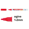 Edding 4085 marqueur craie (1 - 2 mm ogive) - rouge 240095 - 1