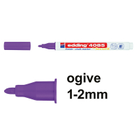 Edding 4085 marqueur craie (1 - 2 mm ogive) - rouge framboise 240101